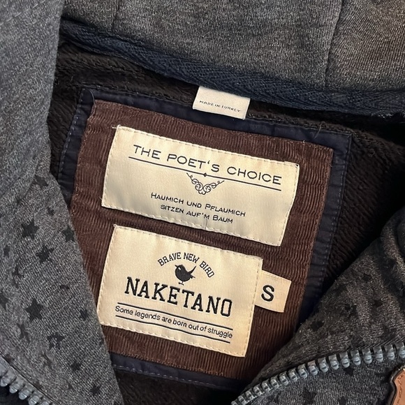 Womens naketano hoodie small star print - Picture 5 of 6